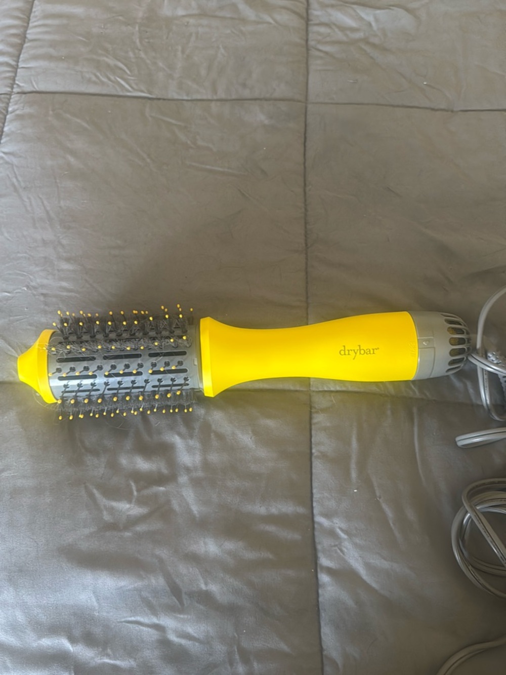 Drybar Yellow and Gray Hot Air Round Brush Styler